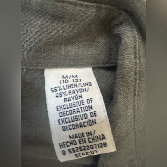 Classic Elements Gray Linen Blend Shirt 🤎 - Picture 6 of 8